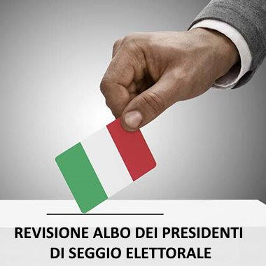Aggiornamento albo presidenti di seggio elettorale